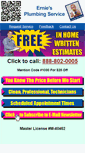 Mobile Screenshot of erniesplumbing.com